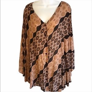 Original Antthony batwing tunic top